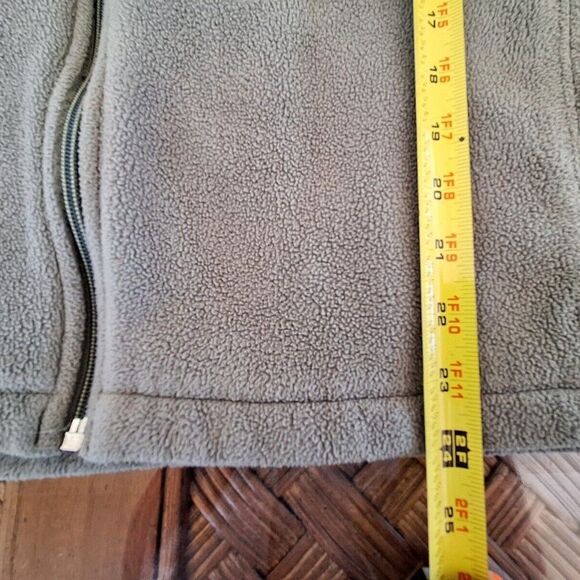 Woolrich Trailhead Fleece Full Zip Jacket Andes Sage Green Women XL - Picture 10 of 11